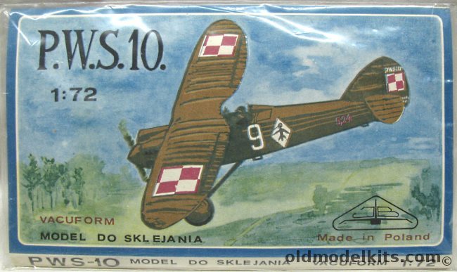 Broplan 1/72 PWS-10 - 142 Eskadra 4 Pulk Lotniczy Torun 1932 / 131 Eskadra 3 Pulk Lotniczy Poznan1932 - Bagged, MS-01 plastic model kit